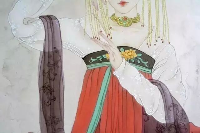 古風詩意手繪插畫：一場風花雪月任飄搖美！