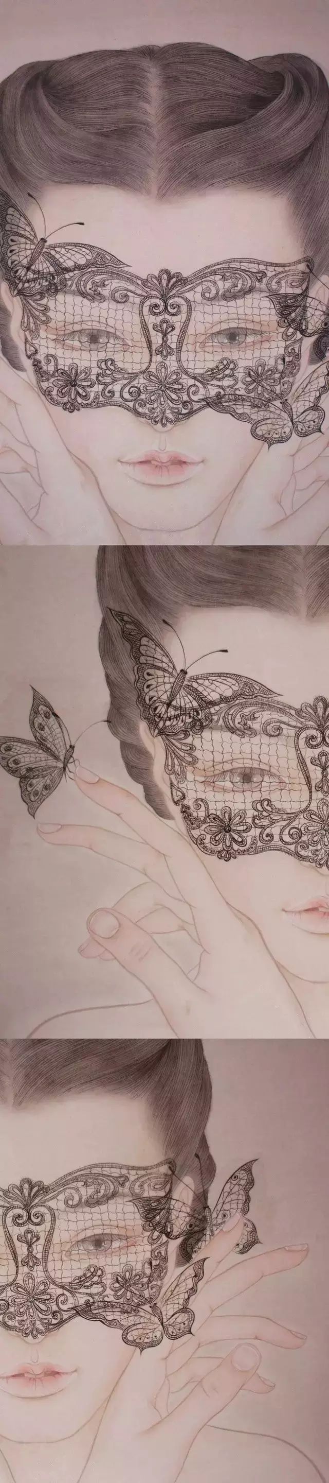 古風(fēng)詩意手繪插畫：一場風(fēng)花雪月任飄搖美！