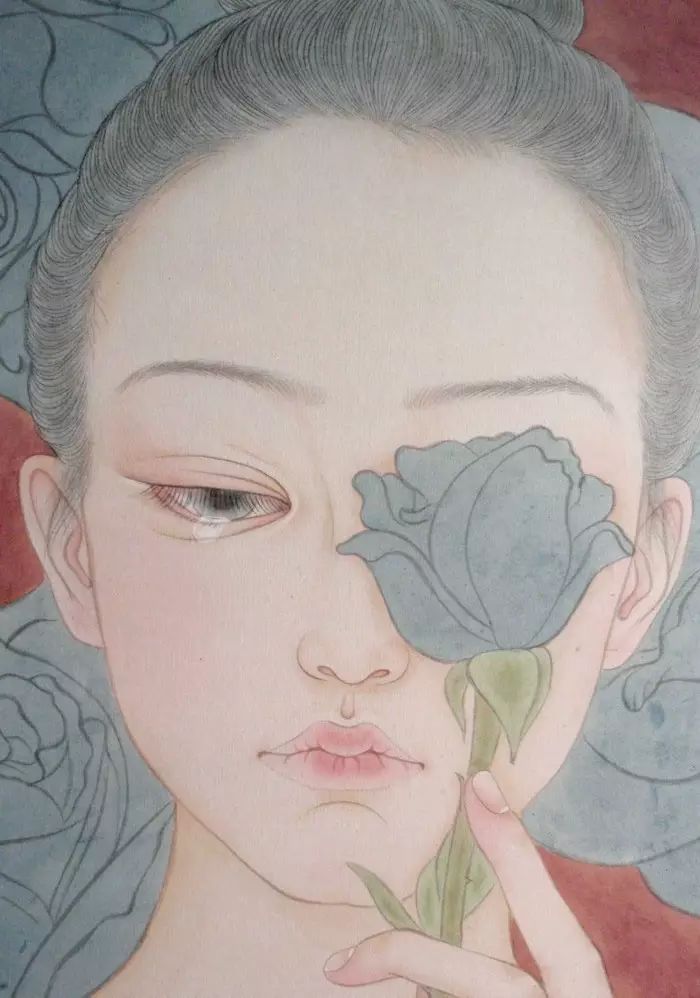 古風(fēng)詩意手繪插畫：一場風(fēng)花雪月任飄搖美！