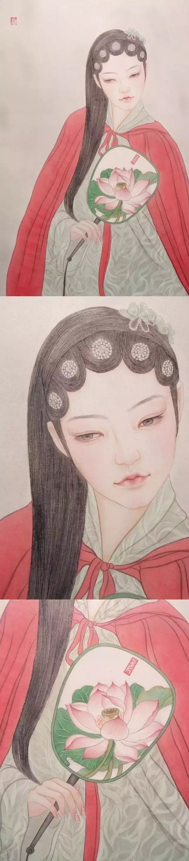 古風(fēng)詩意手繪插畫：一場風(fēng)花雪月任飄搖美！