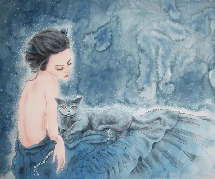 古風(fēng)詩意手繪插畫：一場風(fēng)花雪月任飄搖美！