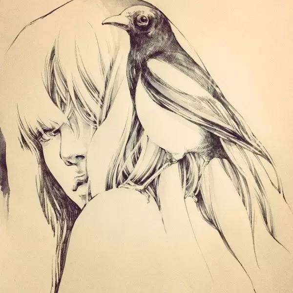 50幅人物速寫手繪插畫：感受時尚奇妙意境