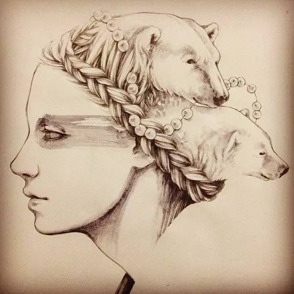 50幅人物速寫手繪插畫：感受時尚奇妙意境