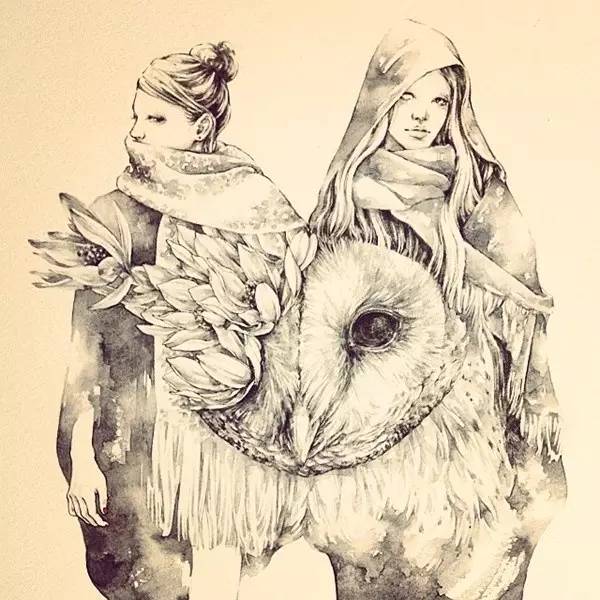 50幅人物速寫手繪插畫：感受時尚奇妙意境