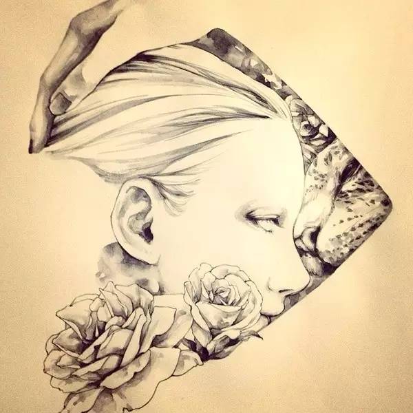 50幅人物速寫(xiě)手繪插畫(huà)：感受時(shí)尚奇妙意境