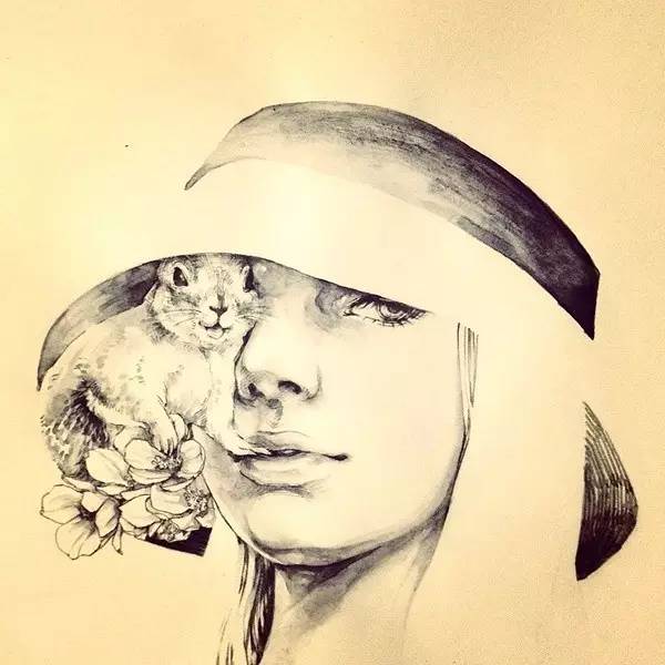 50幅人物速寫(xiě)手繪插畫(huà)：感受時(shí)尚奇妙意境