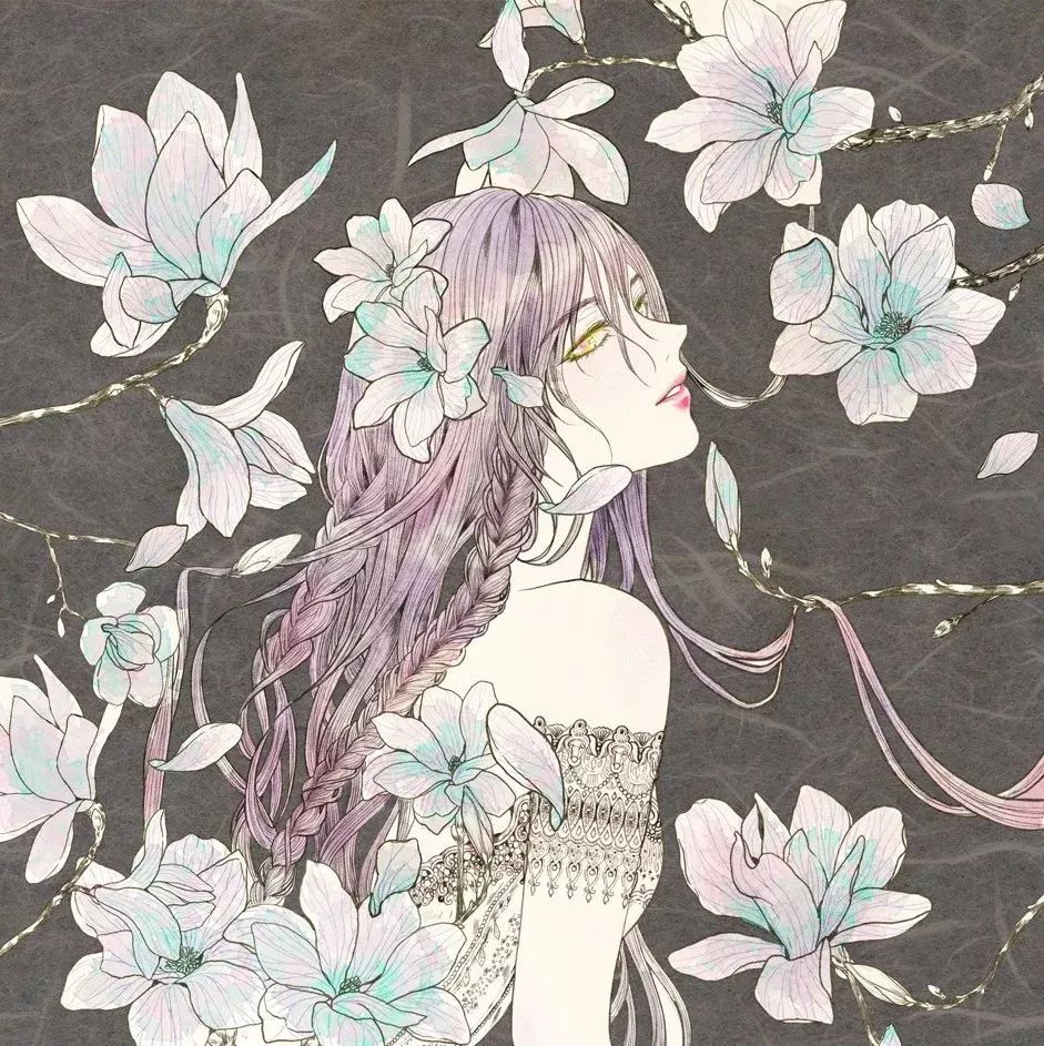 好美的水彩插畫，夢幻奇妙的插畫設計