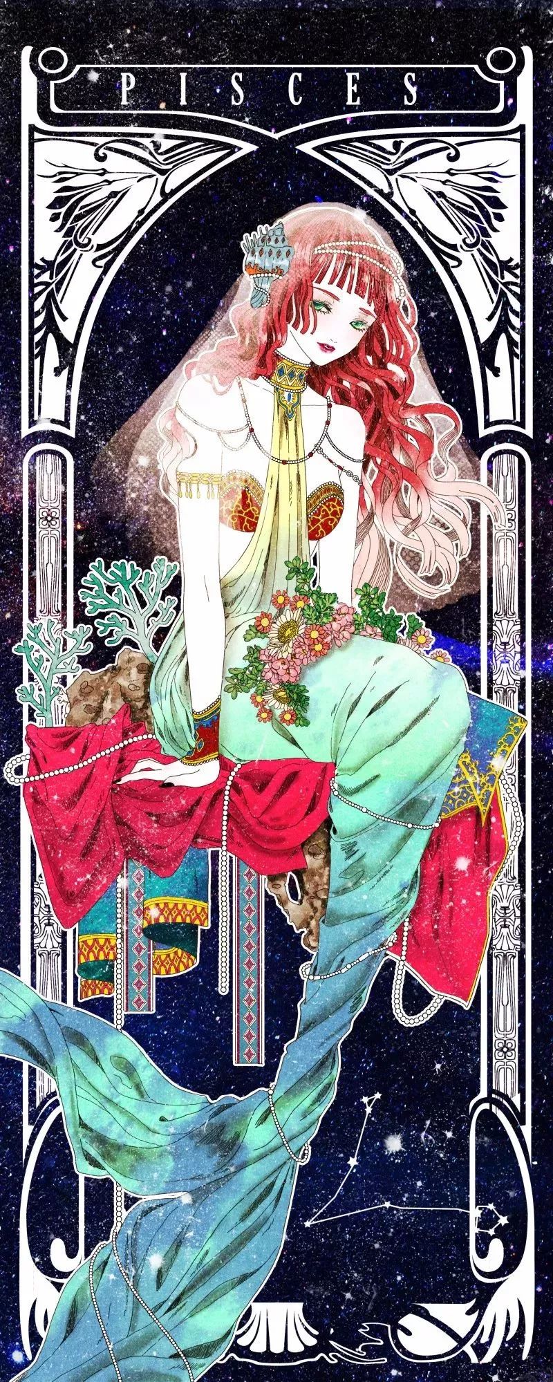 好美的水彩插畫，夢(mèng)幻奇妙的插畫設(shè)計(jì)