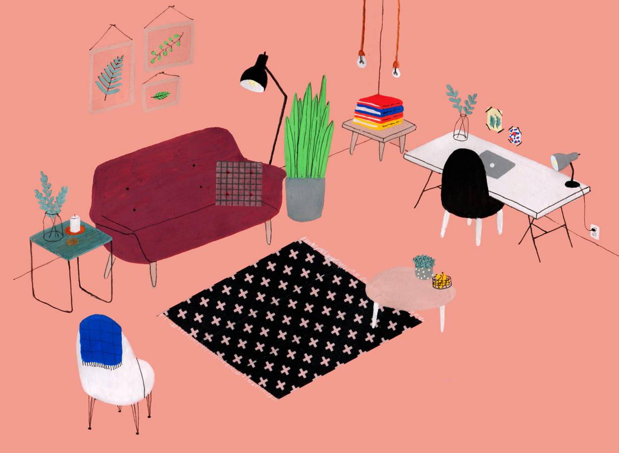 簡(jiǎn)約小插畫，簡(jiǎn)單小日子