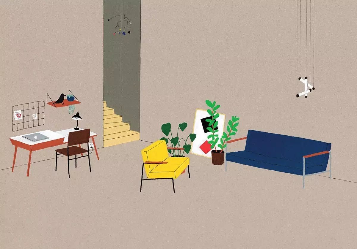 簡(jiǎn)約小插畫，簡(jiǎn)單小日子