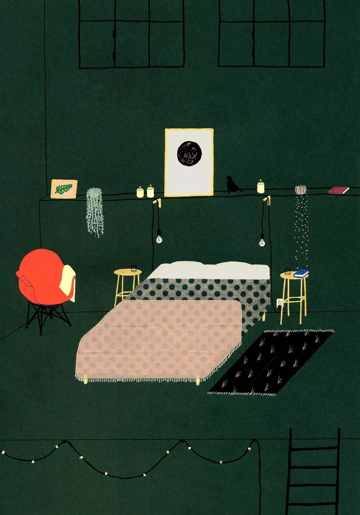 簡(jiǎn)約小插畫，簡(jiǎn)單小日子