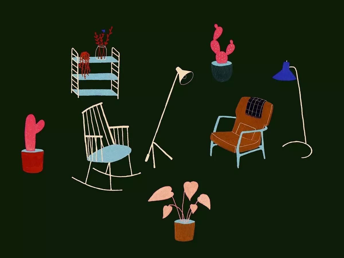 簡(jiǎn)約小插畫，簡(jiǎn)單小日子