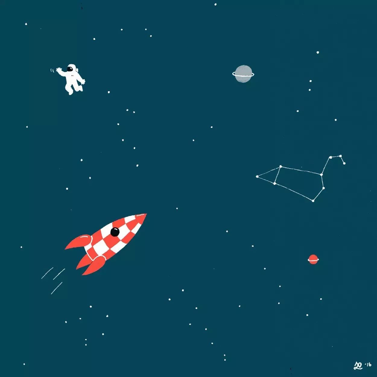 簡(jiǎn)約小插畫(huà)，簡(jiǎn)單小日子