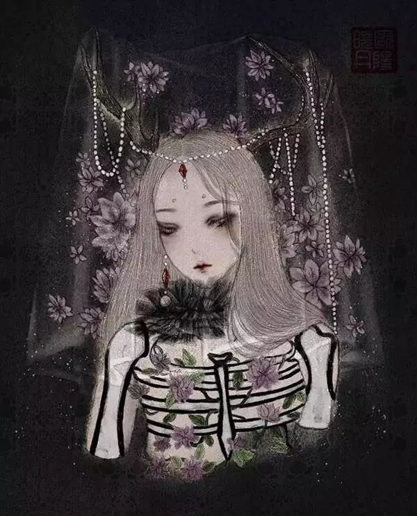 自帶仙氣的手繪插畫(huà)，古典與現(xiàn)代的巧妙結(jié)合