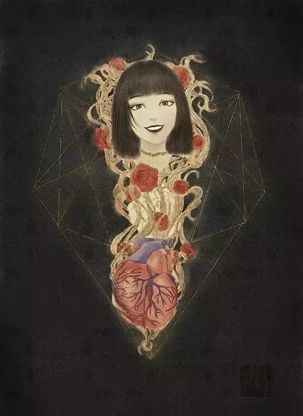 自帶仙氣的手繪插畫(huà)，古典與現(xiàn)代的巧妙結(jié)合