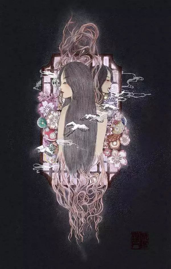 自帶仙氣的手繪插畫(huà)，古典與現(xiàn)代的巧妙結(jié)合