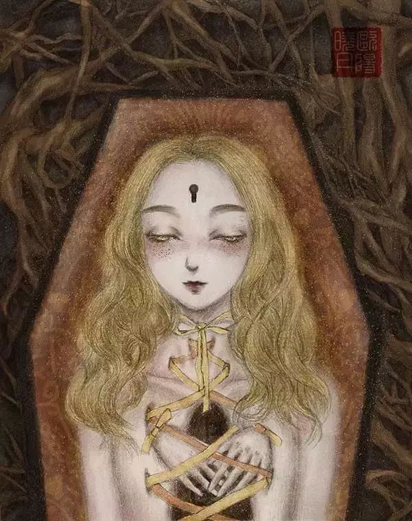 自帶仙氣的手繪插畫(huà)，古典與現(xiàn)代的巧妙結(jié)合