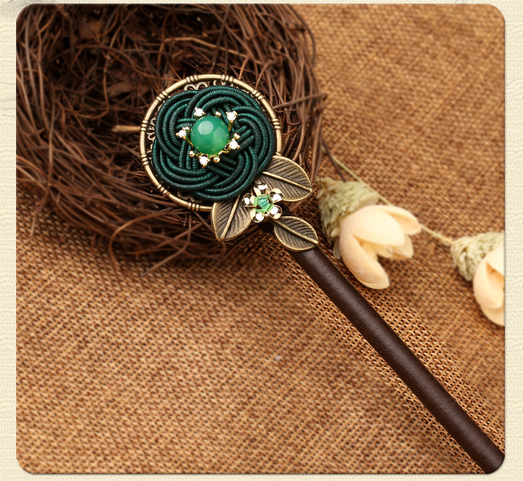 古典宮廷盤發(fā)簪子：古風中式發(fā)簪頭飾