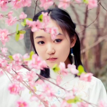 清新文藝淡雅女生頭像，唯美古風(fēng)真人頭像