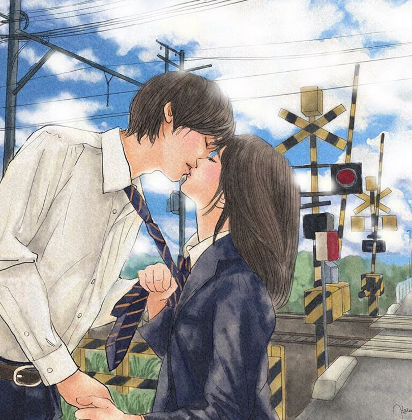 一組情侶情趣插畫(huà)，充滿誘惑的手繪插畫(huà)