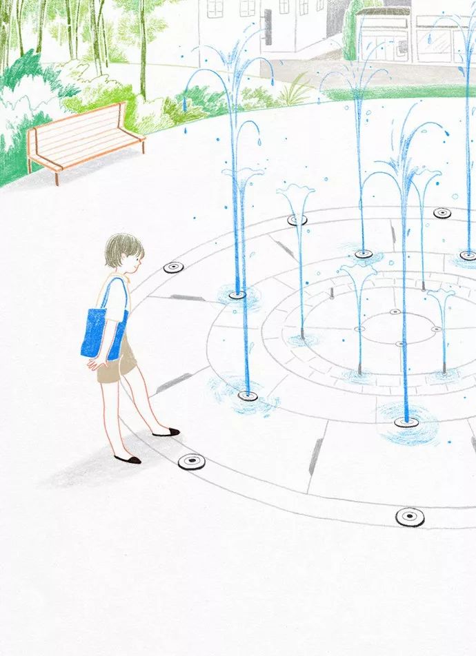 一組小清新彩鉛插畫，唯美的色彩世界!