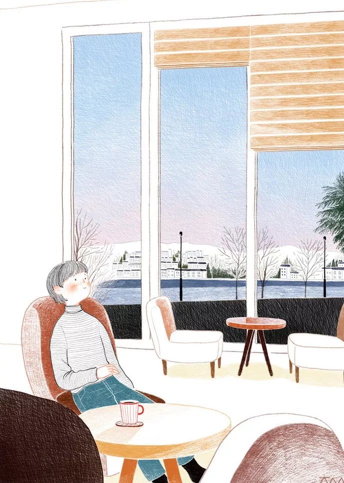 一組小清新彩鉛插畫，唯美的色彩世界!