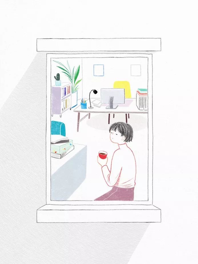 一組小清新彩鉛插畫，唯美的色彩世界!