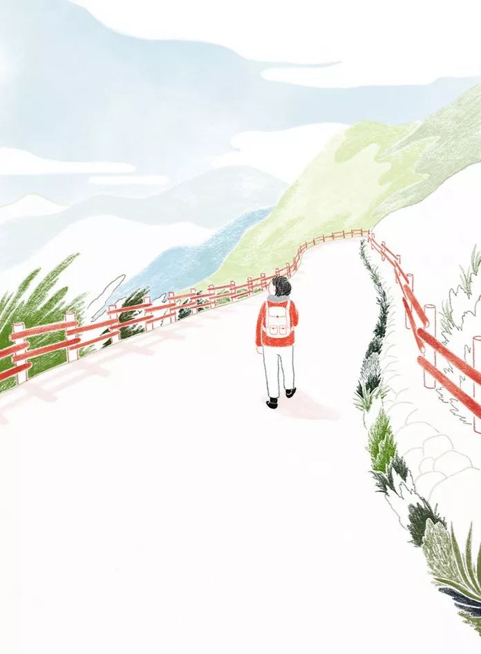 一組小清新彩鉛插畫，唯美的色彩世界!