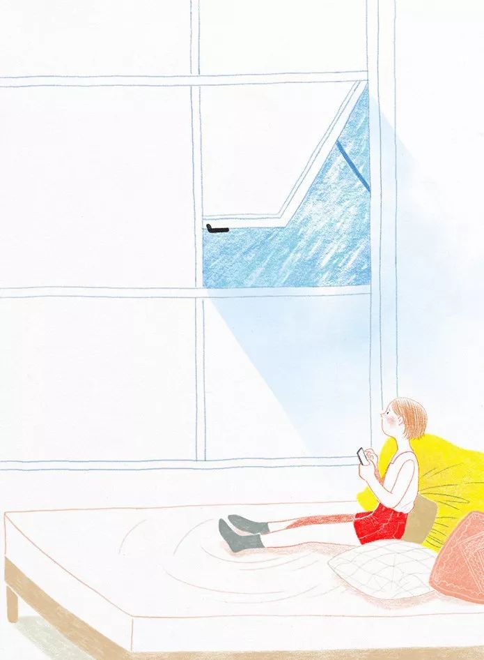 一組小清新彩鉛插畫，唯美的色彩世界!