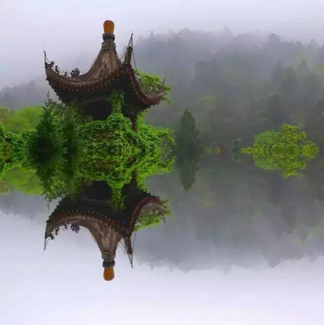 風景攝影：倒影里的意境中國，美!