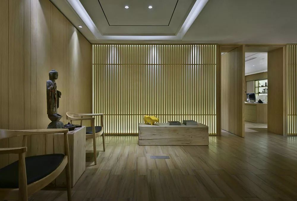 三款禪意辦公室裝修設(shè)計，中式很美！
