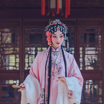 一組京劇戲曲花旦頭像，唯美古風(fēng)真人頭像