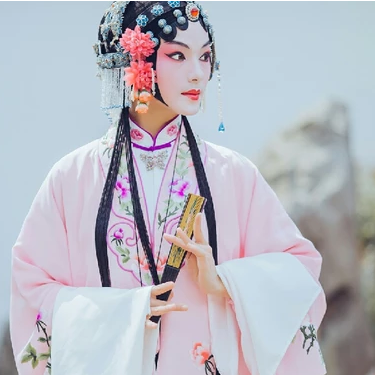 一組京劇戲曲花旦頭像，唯美古風(fēng)真人頭像