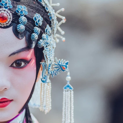 一組京劇戲曲花旦頭像，唯美古風(fēng)真人頭像