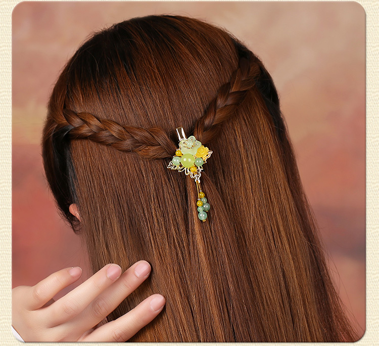 小清新復(fù)古頭飾，淑女氣質(zhì)發(fā)夾頭飾