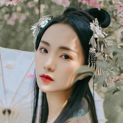 花香滿溢女生頭像，唯美古風(fēng)真人頭像