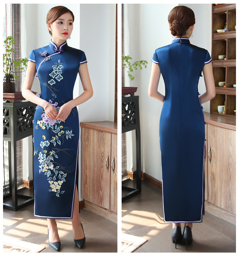 古典氣息繡花旗袍，繡出精致視覺(jué)!