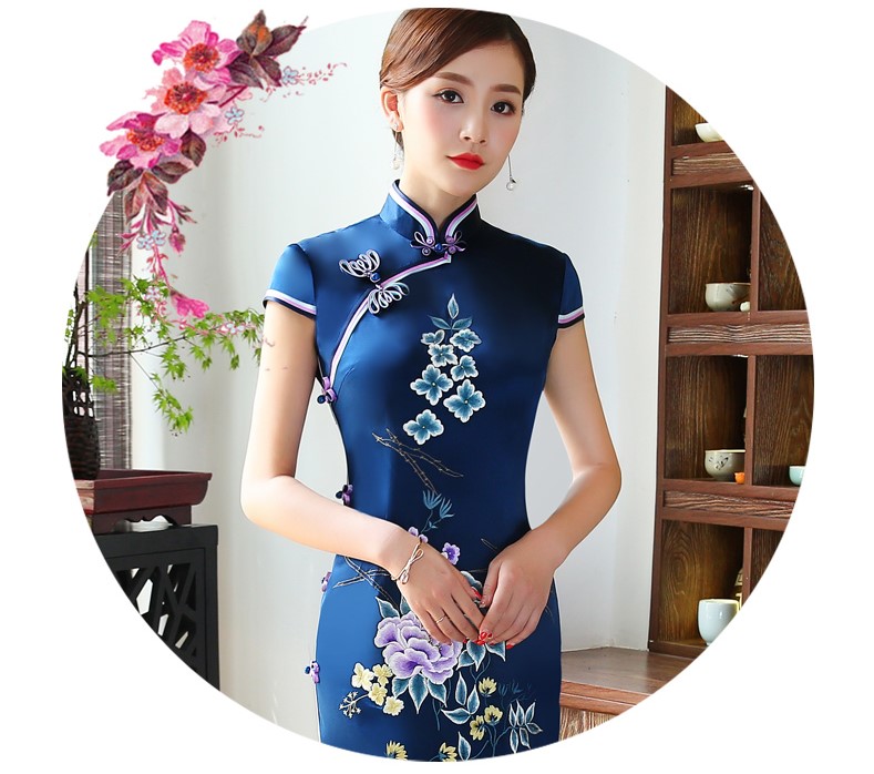 古典氣息繡花旗袍，繡出精致視覺(jué)!