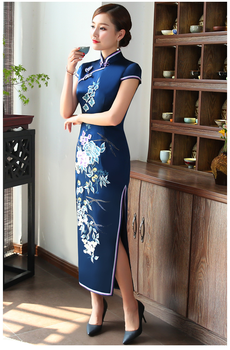 古典氣息繡花旗袍，繡出精致視覺(jué)!