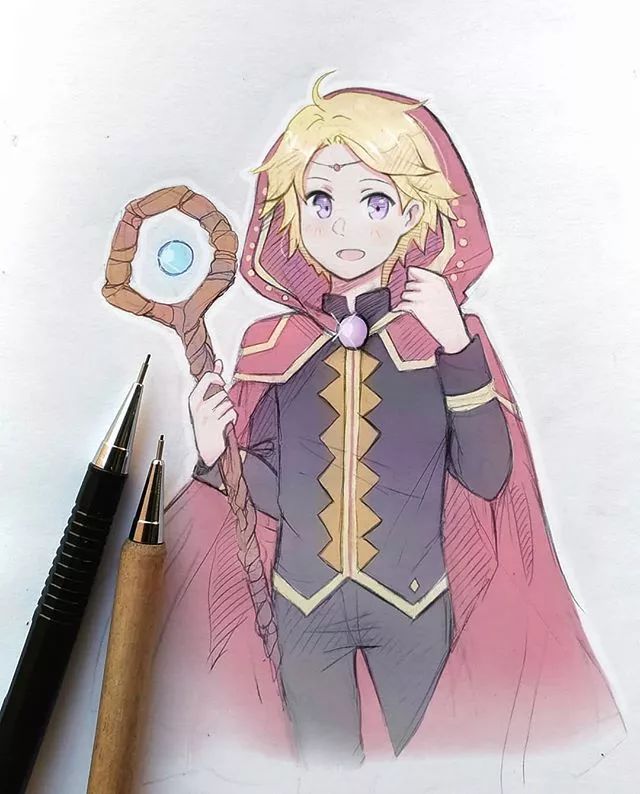 清新可愛美少女插畫，萌化你的心！