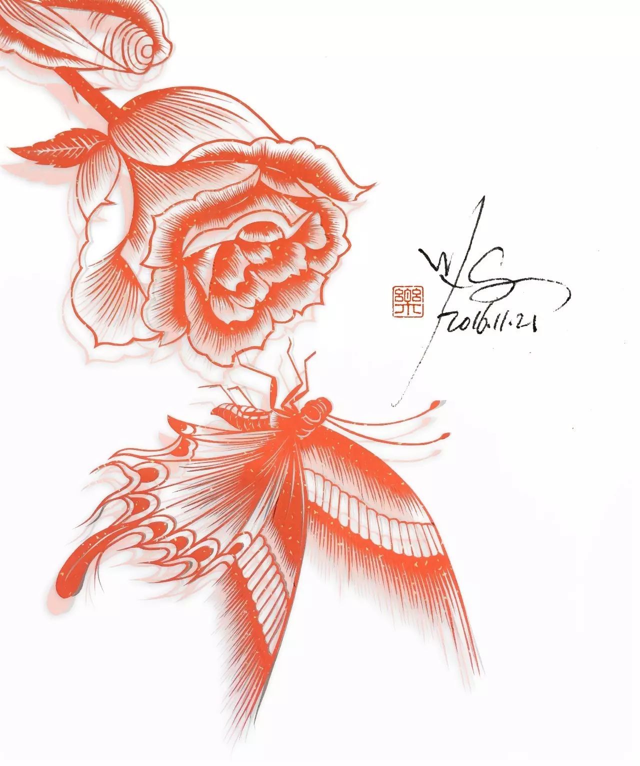 剪紙藝術(shù)作品：一次鏤空一根線條的信仰！