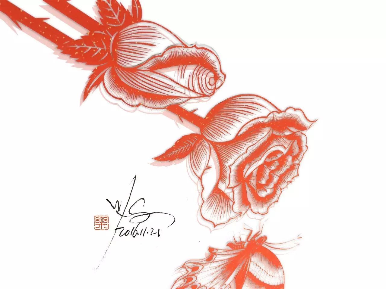 剪紙藝術(shù)作品：一次鏤空一根線條的信仰！