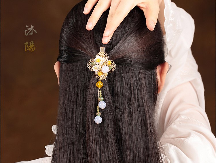 沐陽(yáng)古粉發(fā)夾，向著陽(yáng)光生長(zhǎng)！