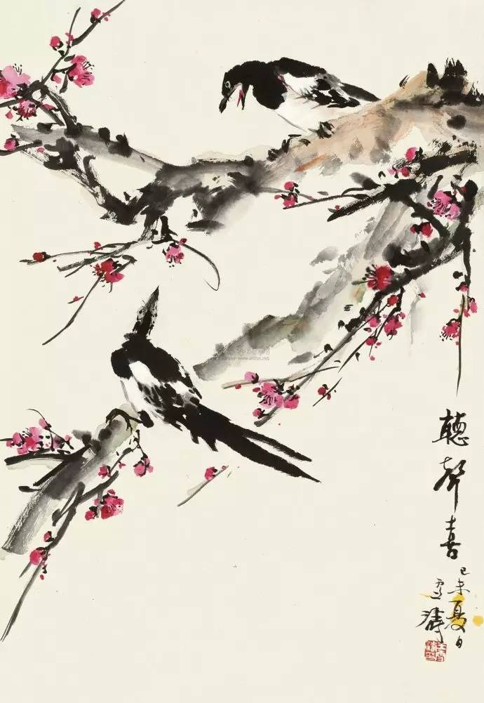 王雪濤國畫作品：28幅精品畫梅美極了！