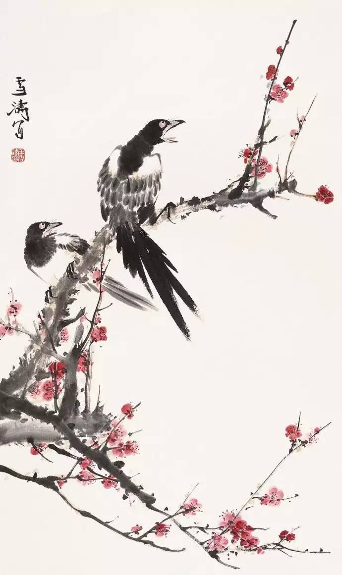 王雪濤國畫作品：28幅精品畫梅美極了！