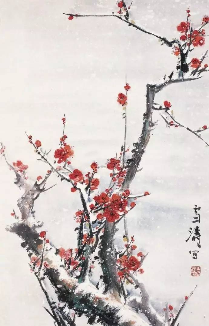 王雪濤國畫作品：28幅精品畫梅美極了！