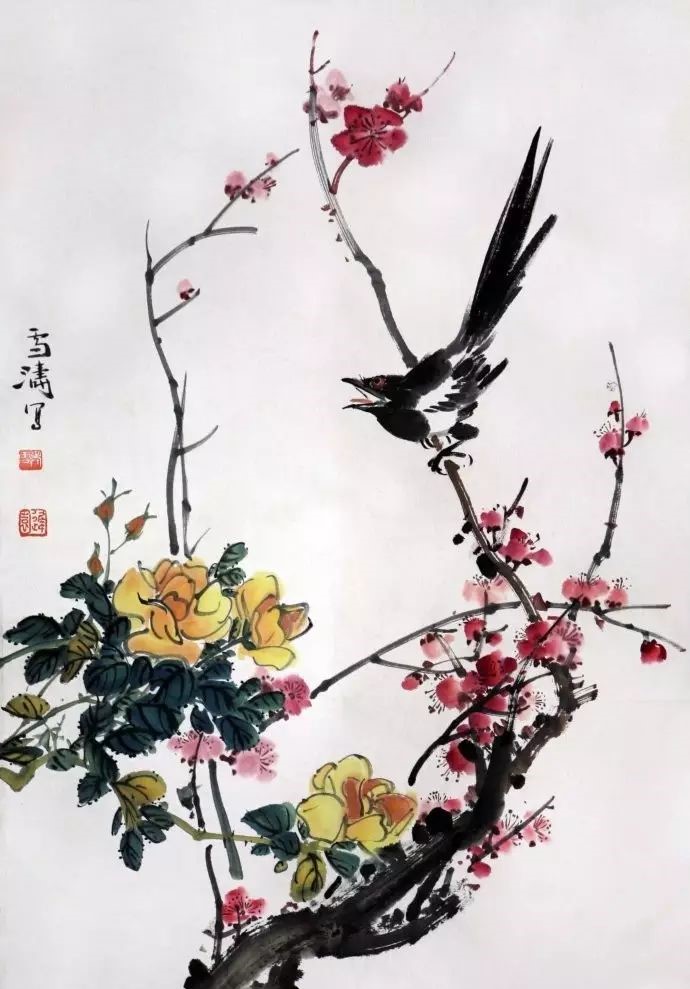 王雪濤國畫作品：28幅精品畫梅美極了！