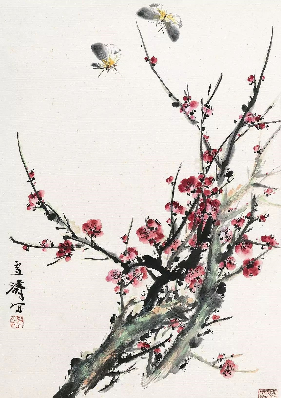 王雪濤國畫作品：28幅精品畫梅美極了！