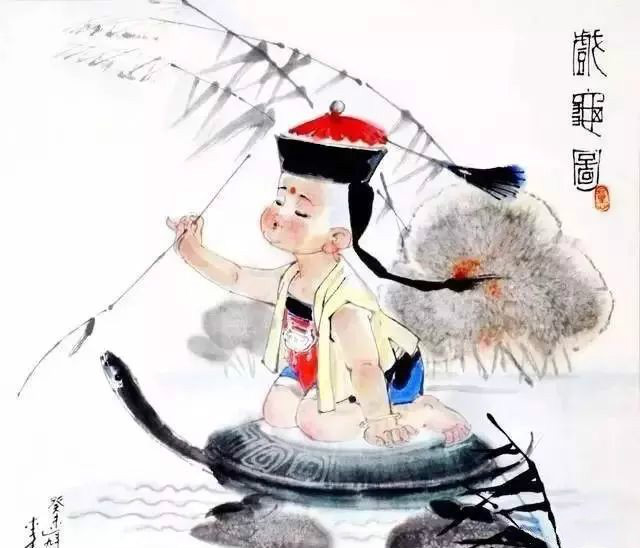 國畫里的兒童，萌翻六一兒童節(jié)！