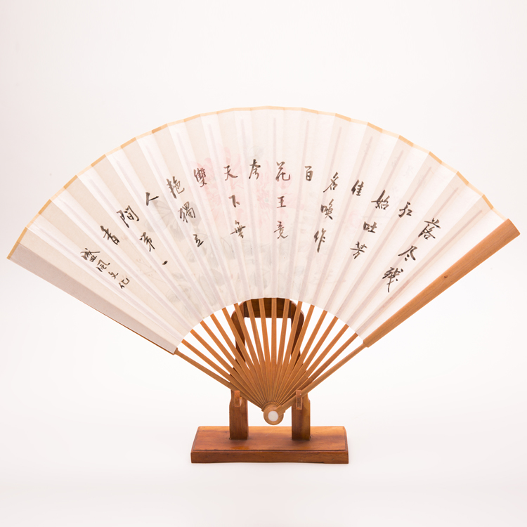 古典檀香折扇：水墨畫(huà)扇子